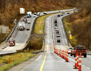 Paving, repairs to reduce a portion of I-79 to two lanes until Dec. 1
